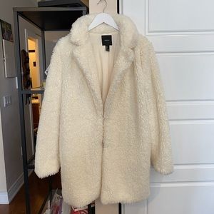 Forever 21 Fluffy Faux Fur Jacket